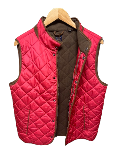 Craig Reagin Quilted Vest: Red