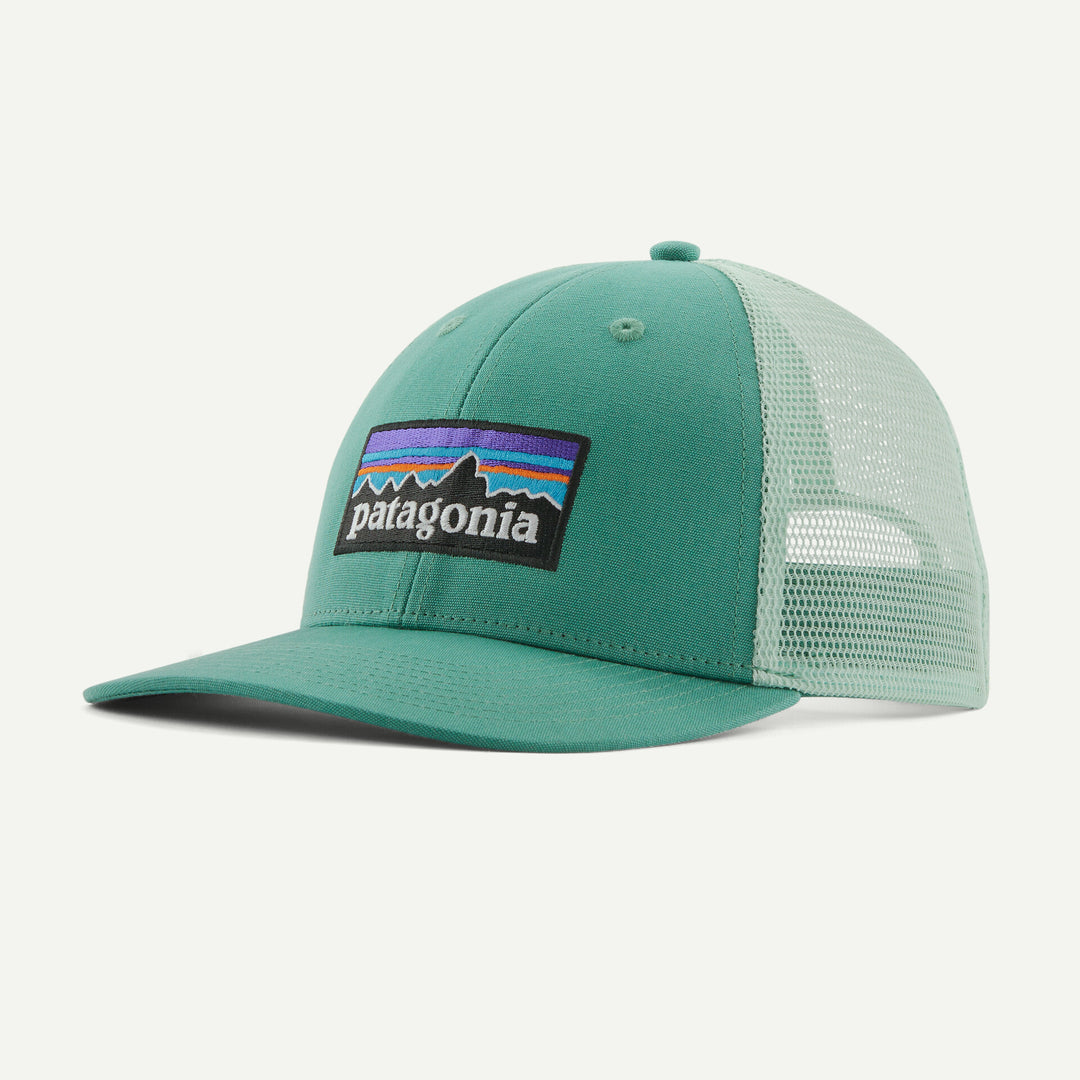 Patagonia P-6 Logo LoPro Trucker Hat: Heartleaf Green