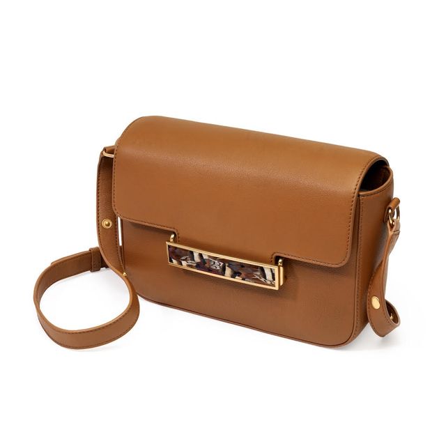 Brackish Oxford Handbag: Patterned Natural