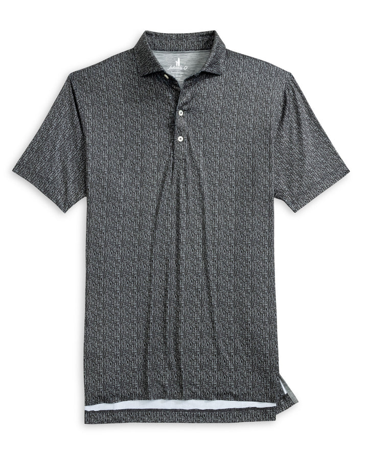Johnnie-O Popping Tops Polo: Black