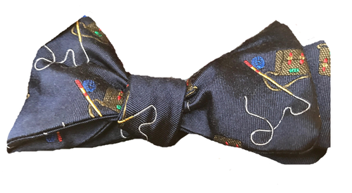 Craig Reagin Rods and Bags Bowtie - Navy