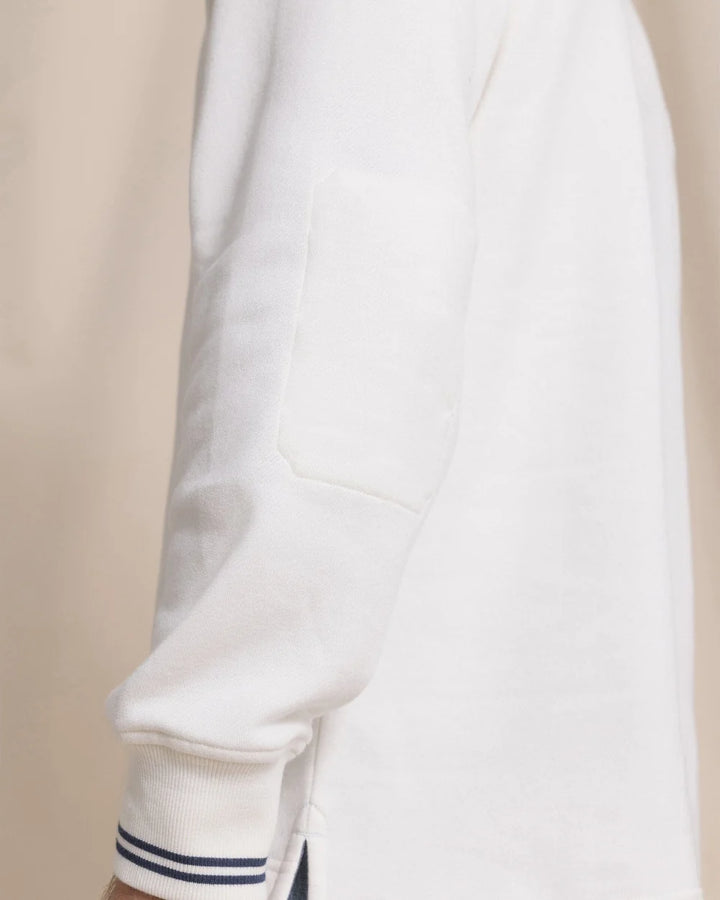 Southern Tide Rugby Sweatshirt: Sand White