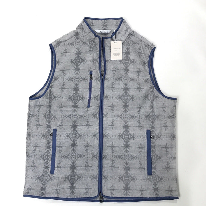 Peter Millar Micro Shearling Fleece Vest: Mountain Grey