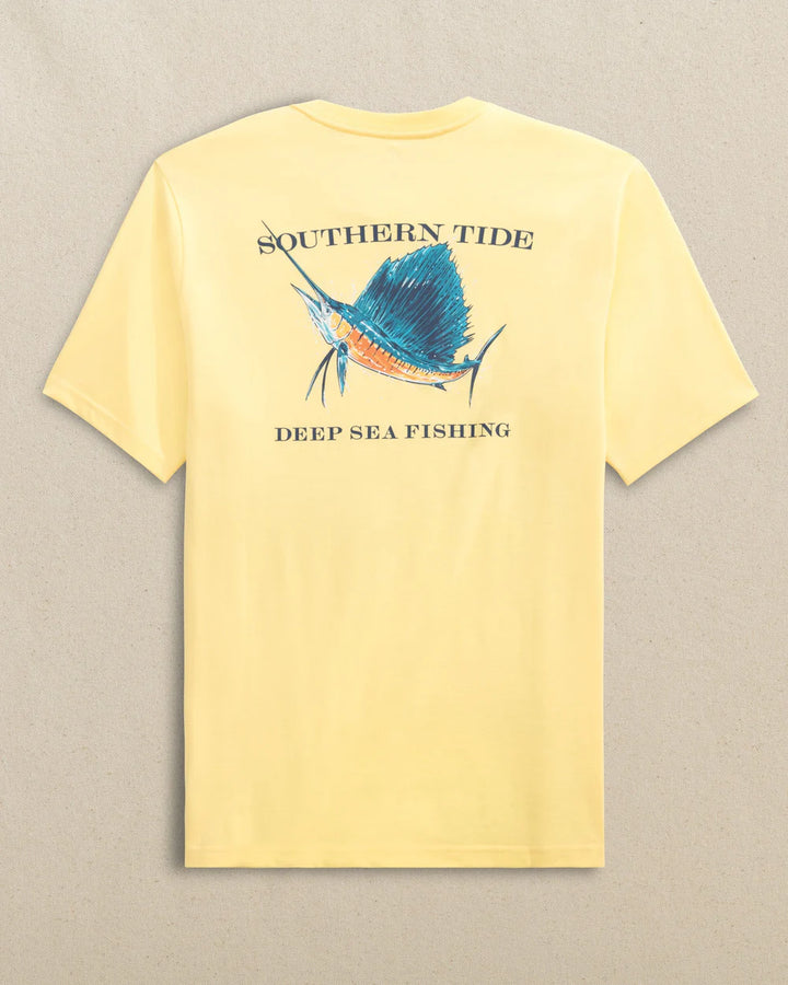 Southern Tide Sailfish Deep Sea Fishing T-shirt: Pineapple