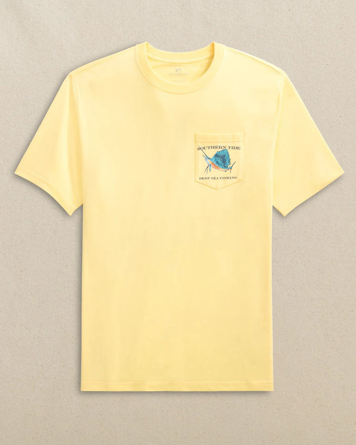 Southern Tide Sailfish Deep Sea Fishing T-shirt: Pineapple