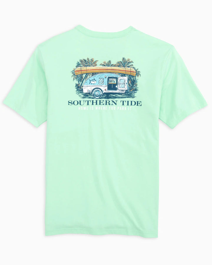 Southern Tide Skipjack Camper T-Shirt: Offshore Green