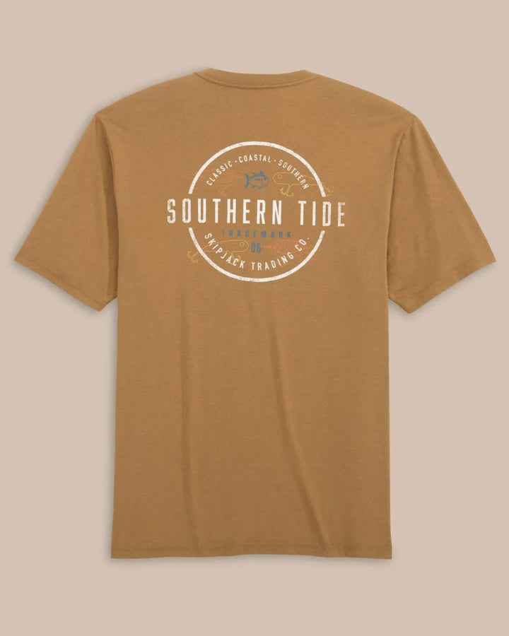 Southern Tide Skipjack TC Lures T-Shirt: Hazelnut Khaki