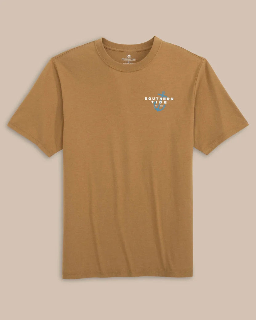 Southern Tide Skipjack TC Lures T-Shirt: Hazelnut Khaki