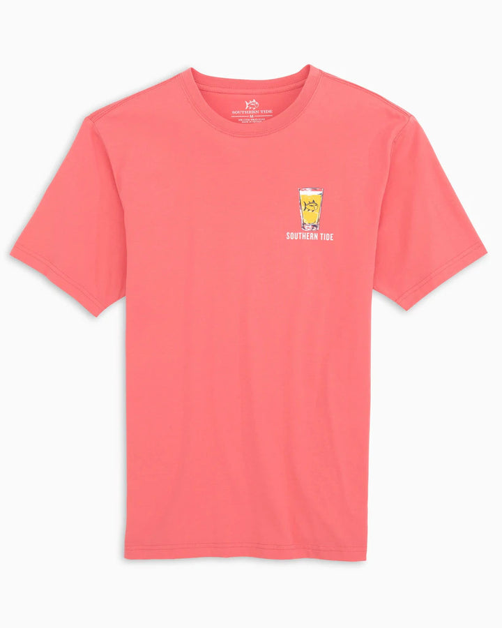 Southern Tide Skipjack's Dive Bar T-Shirt: Rouge Red