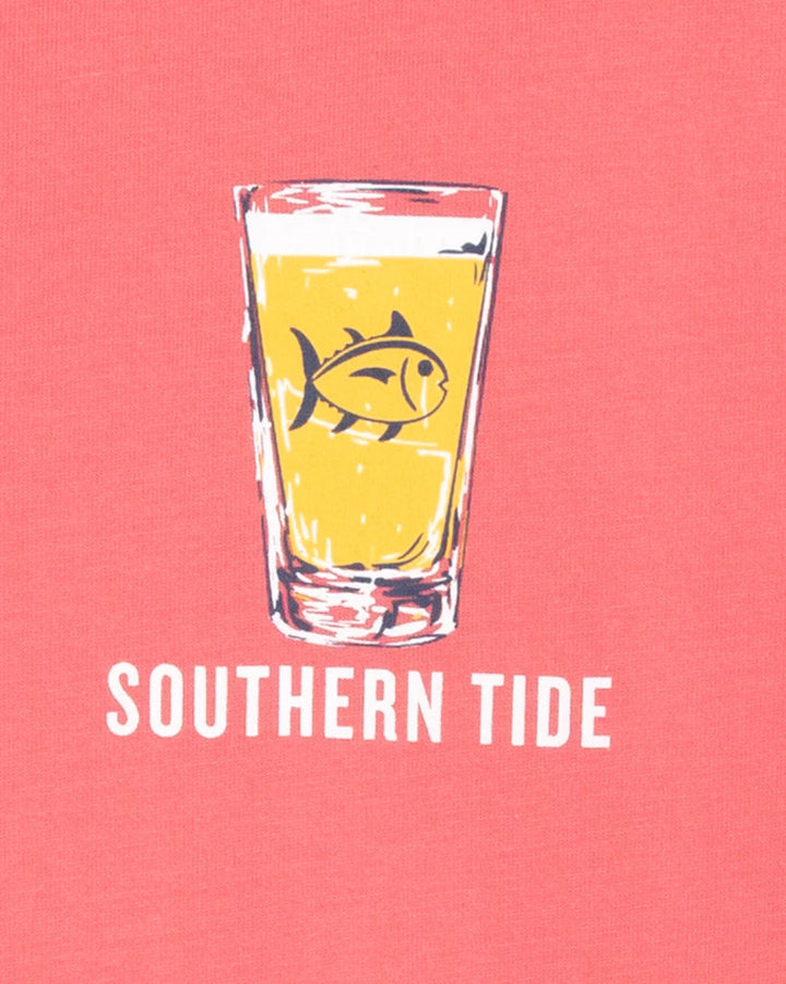 Southern Tide Skipjack's Dive Bar T-Shirt: Rouge Red