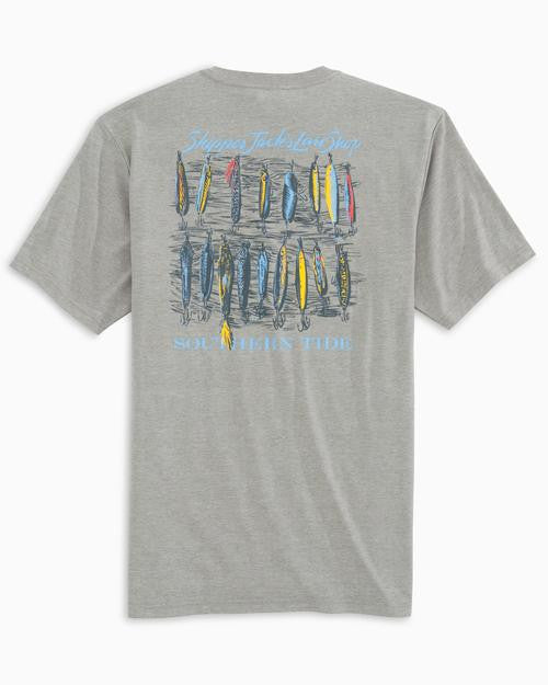 Southern Tide Skipper Jack's Lure Shop Skipjack T-Shirt - Heather Grey