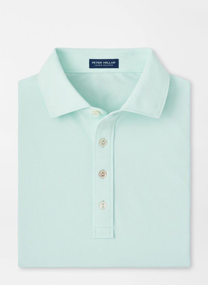 Peter Millar Crown Crafted Soul Performance Mesh Polo: Capri Breeze