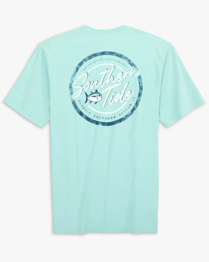 Southern Tide Authentic Badge T-shirt: Turquoise Sea