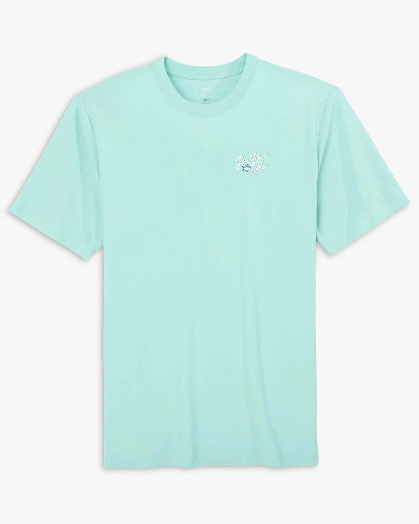 Southern Tide Authentic Badge T-shirt: Turquoise Sea