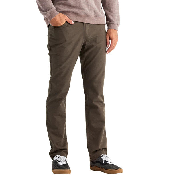 Free Fly Men's Stretch Canvas 5 Pocket Pant: Tobacco