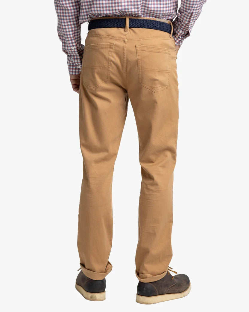 Southern Tide Sullivan Five Pocket Pant - Hazelnut Khaki