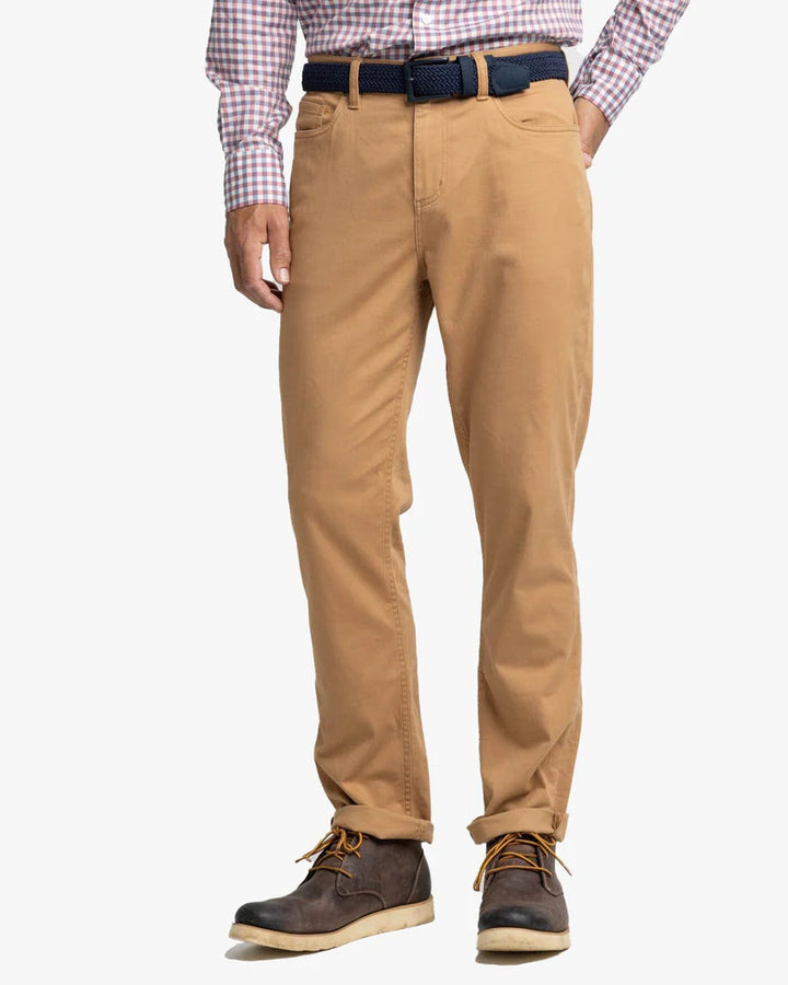 Southern Tide Sullivan Five Pocket Pant - Hazelnut Khaki