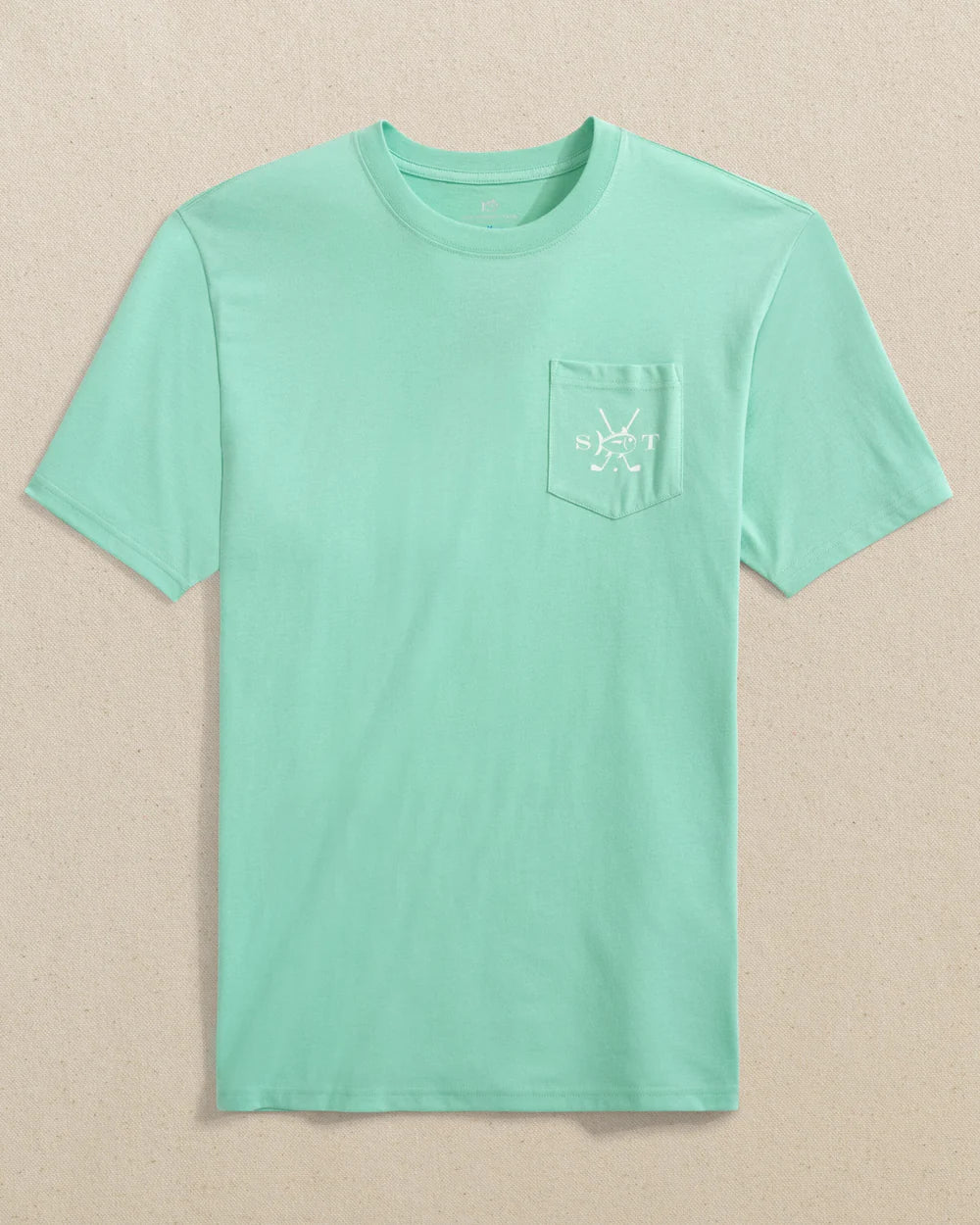 Southern Tide Sunrise on the Green Short Sleeve T-shirt: Garden Grove