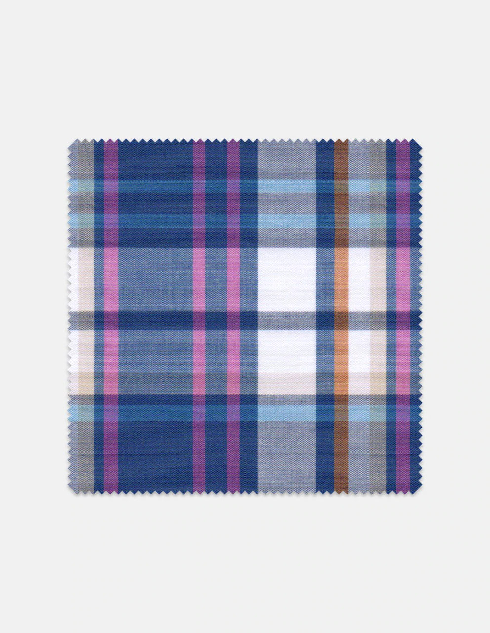 Stantt Fuschia On Navy Plaid