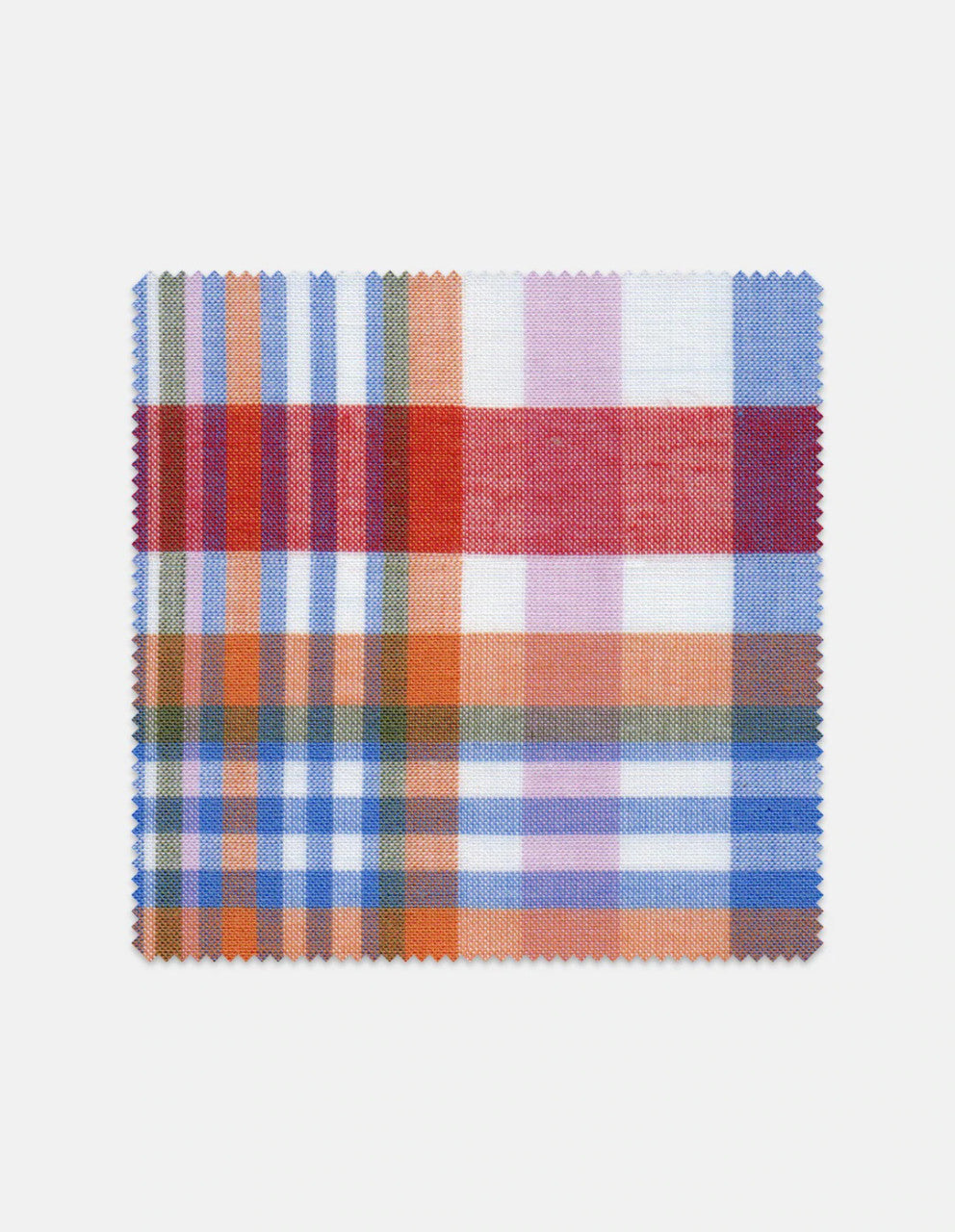 Stantt Summer Blue And Orange Madras