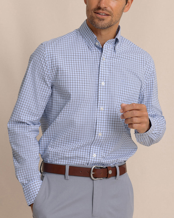 Southern Tide Charleston Summerton Plaid Sportshirt: Ocean Channel