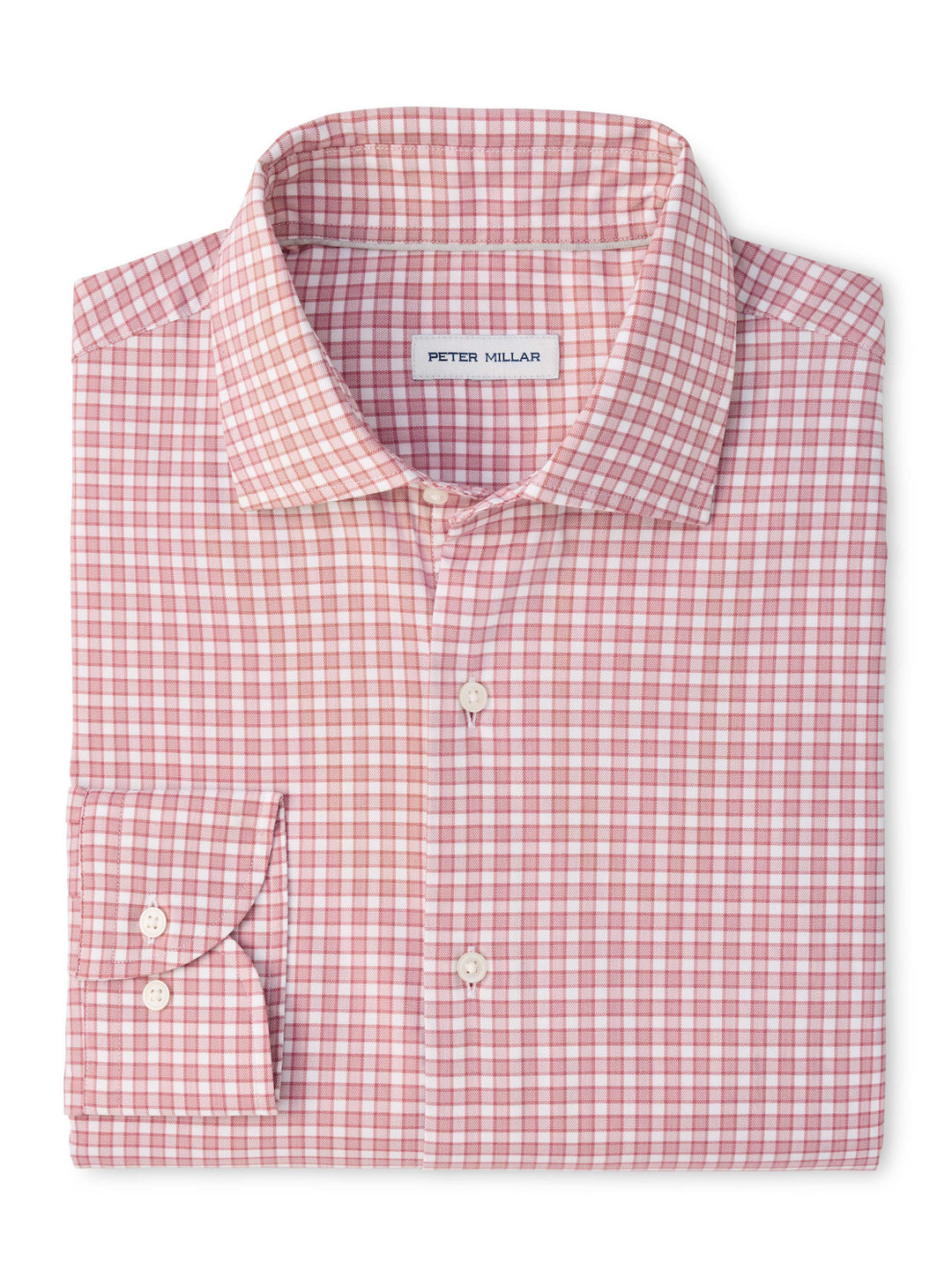 Peter Millar Atlas Crown Lite Cotton-Stretch Sport Shirt: Dusty Rose