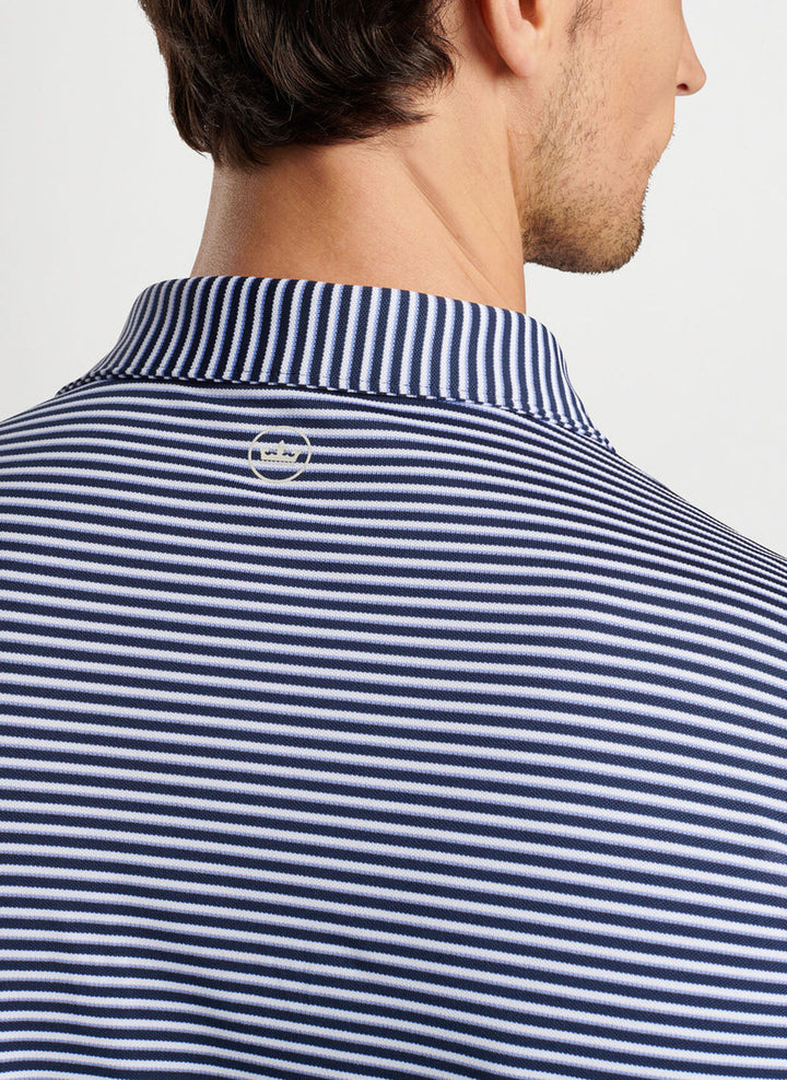 Peter Millar Tempo Performance Mesh Polo: Navy