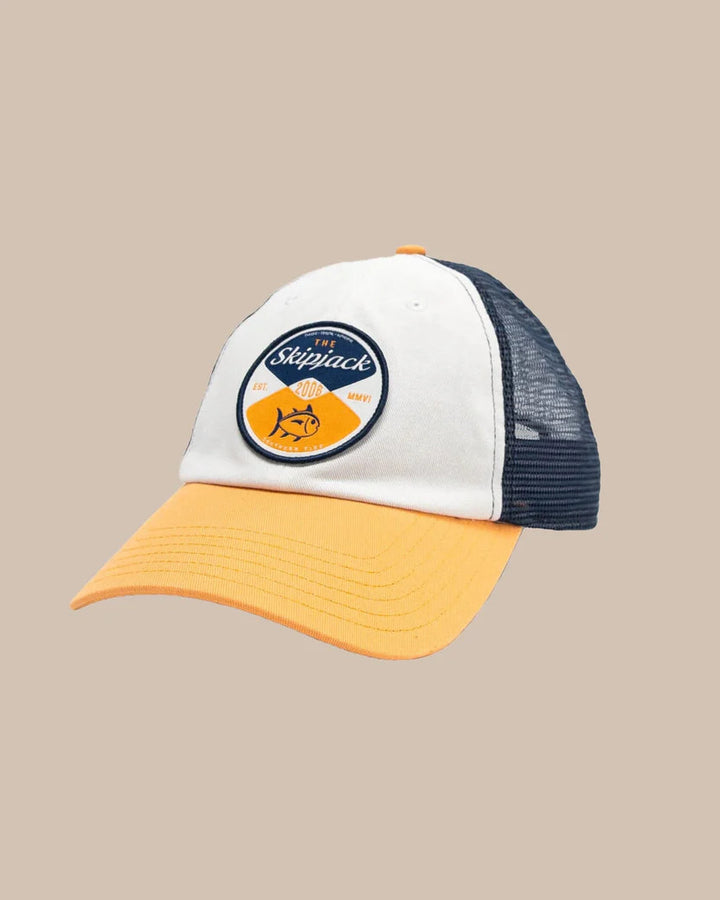 Southern Tide The Skipjack Trucker Hat: White