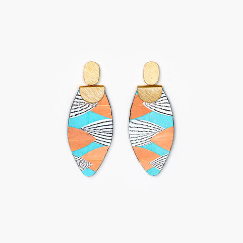 Brackish Drop Earring: Tiu