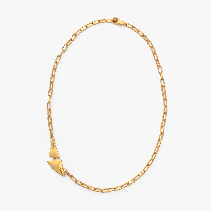 Brackish Evelyn Triangle Necklace