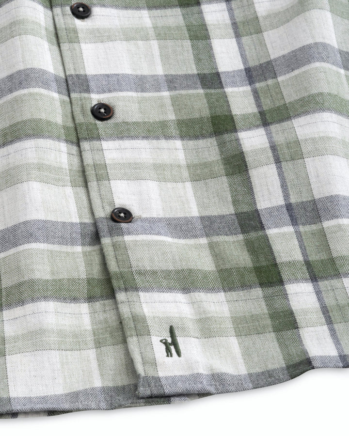 Johnnie-O Berk Button Up Shirt: Balsam