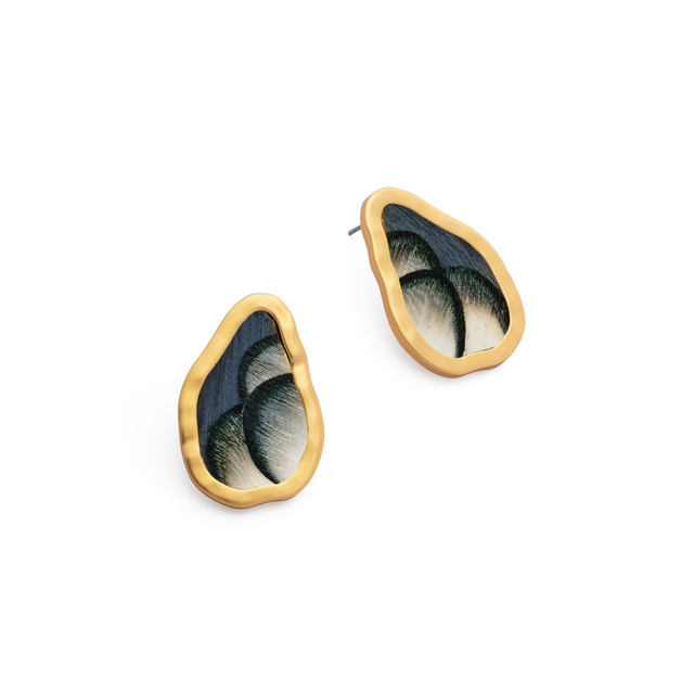 Brackish Monica Large Organic Stud Earring