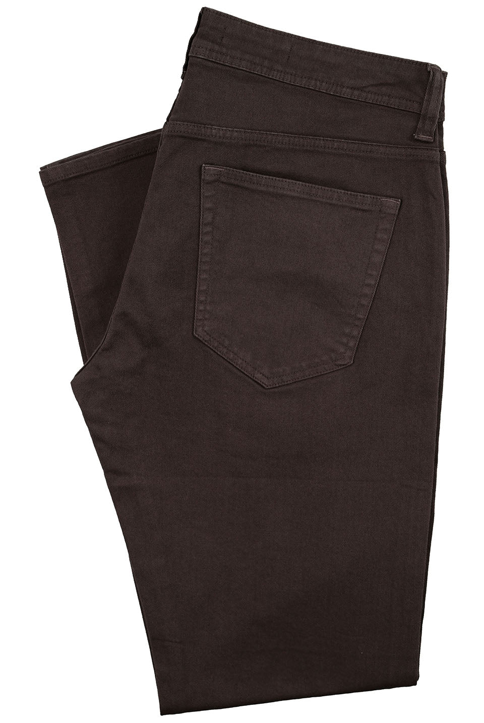Ballin Old Dyed Denim Five Pocket Pant: Dark Brown
