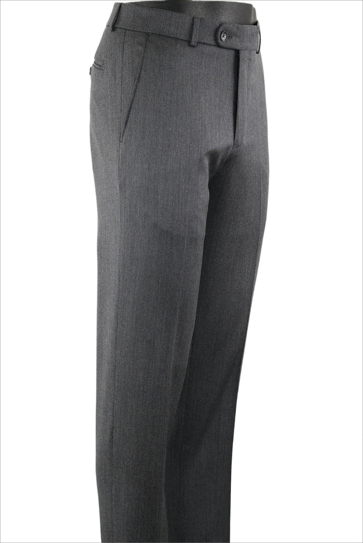 Ballin Super 110's Comfort-"eze" Lightweight Twill Dress Pant: Mid Grey