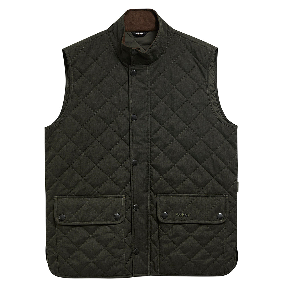 Barbour Lux Lowerdale Gilet: Dark Sage