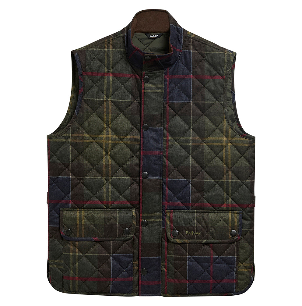 Barbour Icons Tartan Lowerdale Quilted Gilet: Classic Tartan