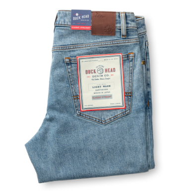 Duck Head Classic Straight Fit Light Wash Denim