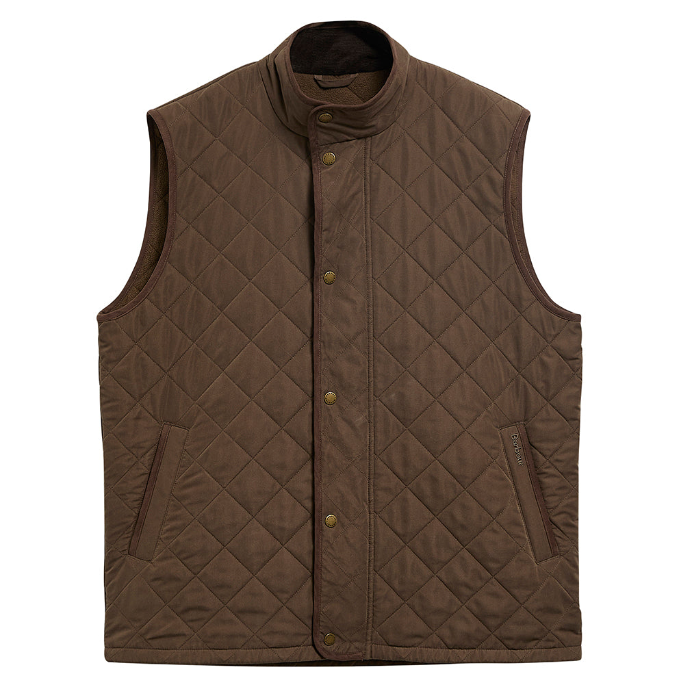 Barbour Rosley Polarquilt Gilet: Dark Olive
