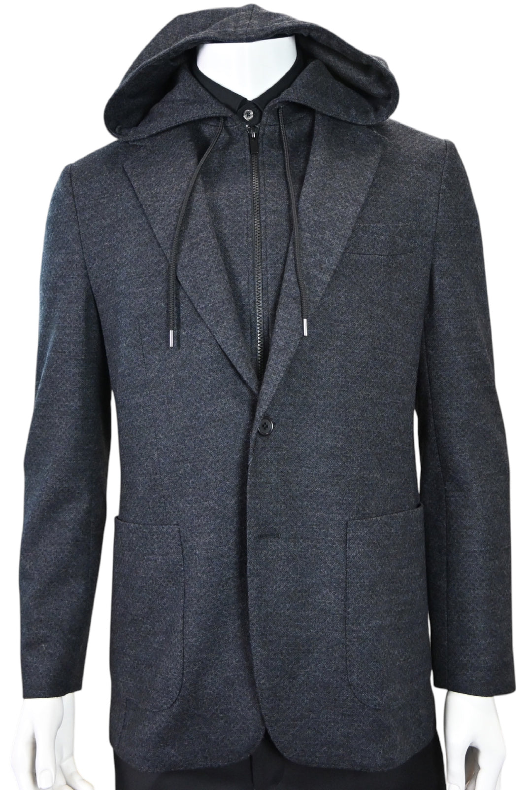 Paul Betenly Soft Construction Hybrid Sport Coat: Grey