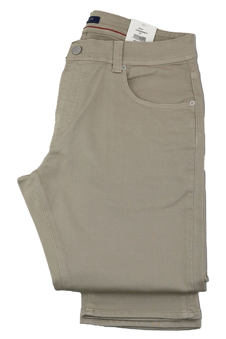 Ballin Old Dyed Denim Five Pocket Pant: New Khaki