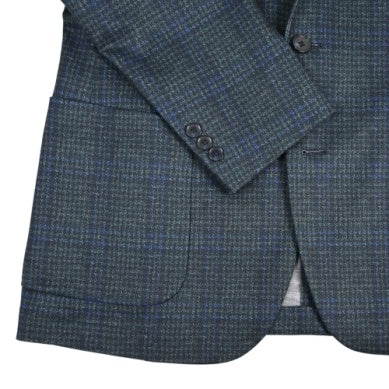 Paul Betenly Modern Soft Sport Coat: Teal Plaid
