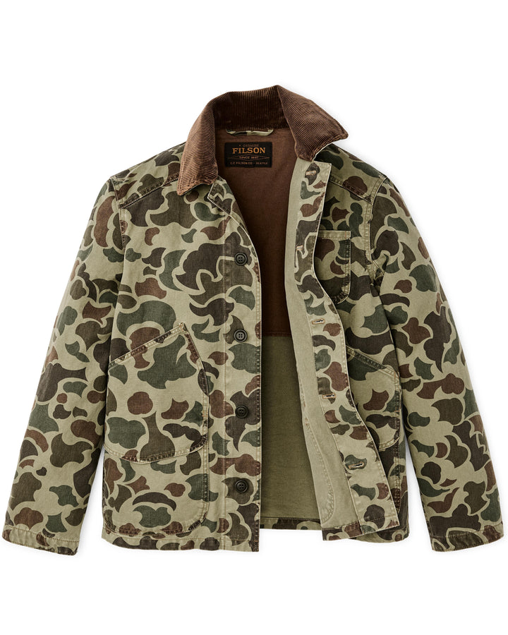 Filson Canvas Outfitter Jacket: Tundra Shrub Camo