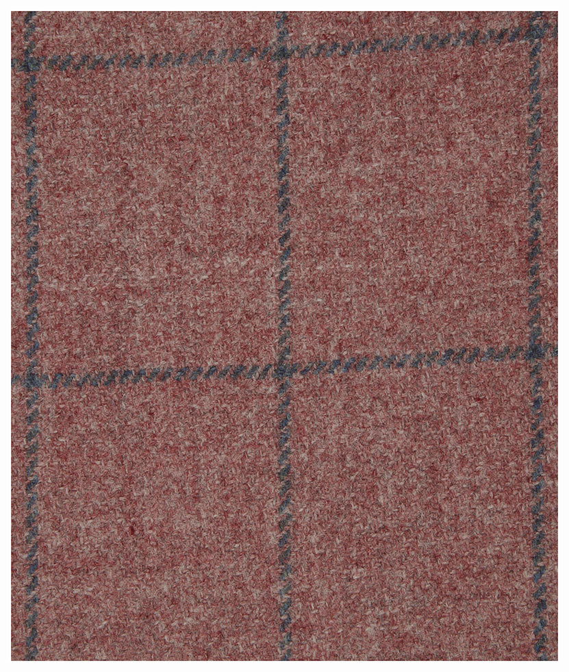 Ballin Shetland Lambswool Windowpane Houston Side Tab Dress Pant: Pink