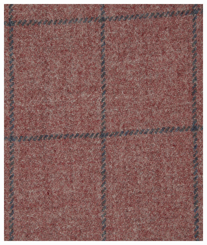 Ballin Shetland Lambswool Windowpane Houston Side Tab Dress Pant: Pink