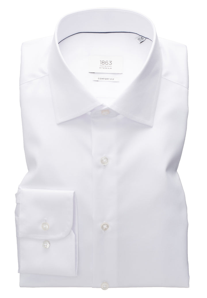 Eterna Luxury Shirt Comfort Fit Kent Collar: White