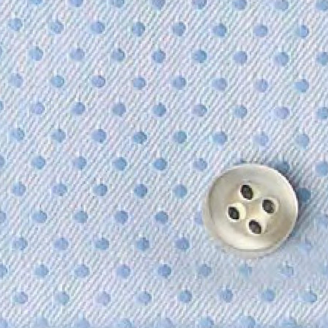 Eterna Modern Fit Structured Dobby Kent Collar Dress Shirt: Light Blue