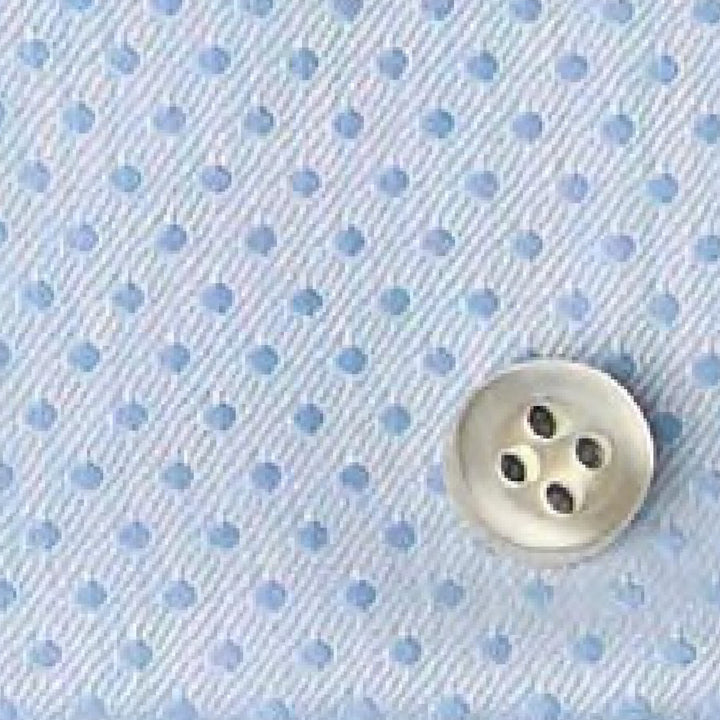 Eterna Modern Fit Structured Dobby Kent Collar Dress Shirt: Light Blue