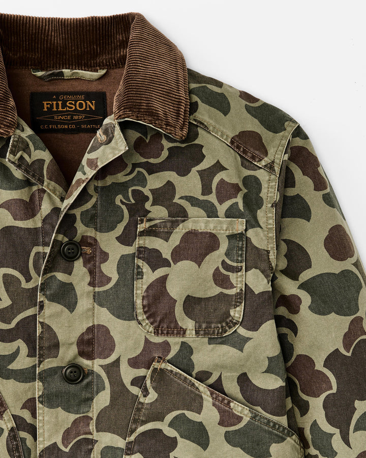 Filson Canvas Outfitter Jacket: Tundra Shrub Camo