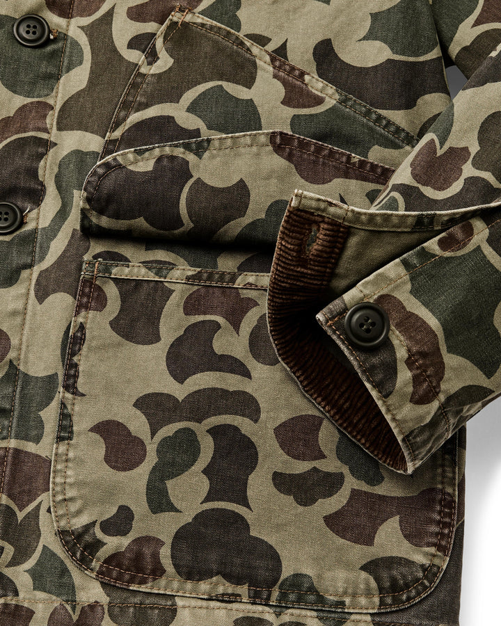 Filson Canvas Outfitter Jacket: Tundra Shrub Camo
