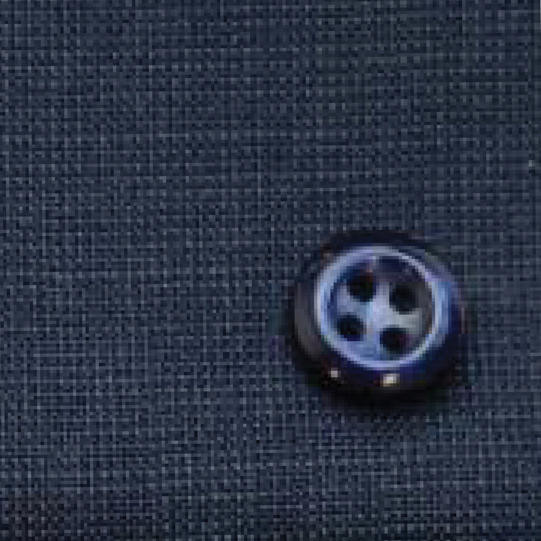 Eterna Fine Merino Modern Fit w/ Kent Collar: Blue Grey